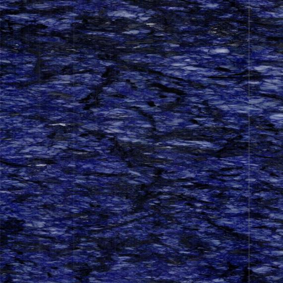 Material de construcción de mármol con vetas blancas y azules