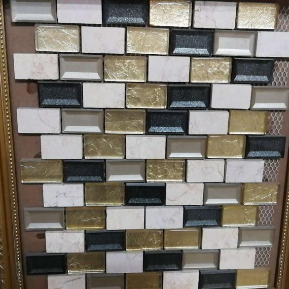 Material de construcción de mosaicos